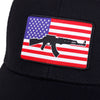 AK-47 USA Flag Trucker Hat - FROGMANGLOBAL