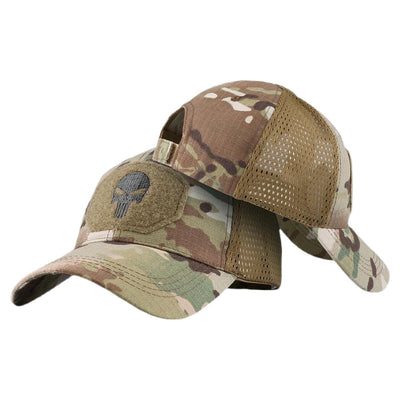 Camouflage Punisher Tactical Hat - SEALSGLOBAL