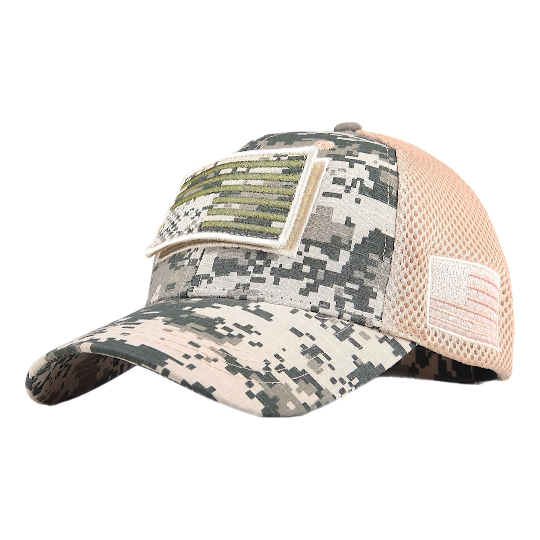 USA Flag Trucker Fit Hat - FROGMANGLOBAL